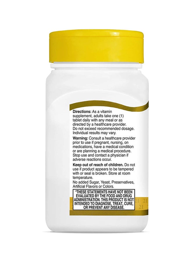 21st Century B-12 Vitamin Supplement 500 mcg - 110 Tablets - Image 3
